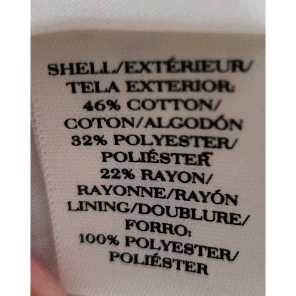 Ann Taylor Polka Dot Textured Pencil Career Skirt Women's Sz 18   Polished Twee